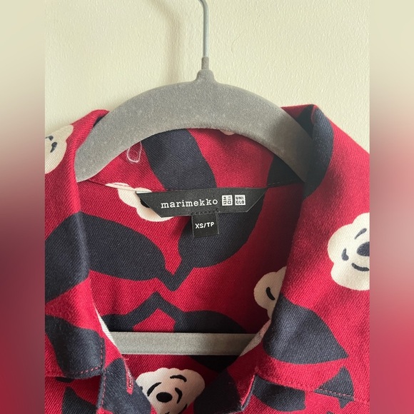 Marimekko X Uniqlo Button-down Long-sleeved Dress XS - Picture 3 of 6